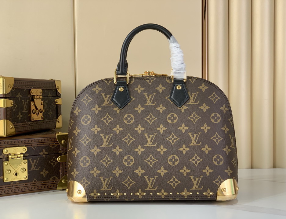 Louis Vuitton Monogram Brown Alma Trunk PM Handbag M27216 - Image 2