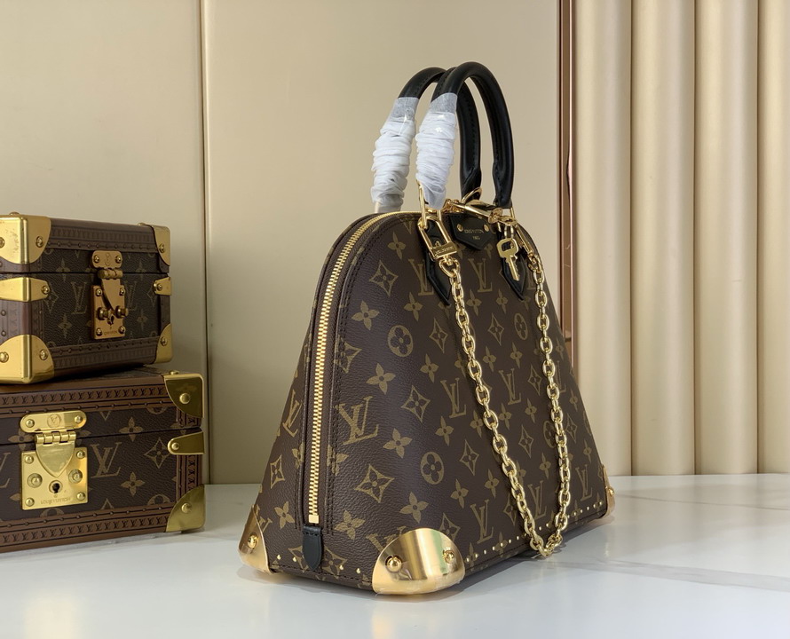 Louis Vuitton Monogram Brown Alma Trunk PM Handbag M27216 - Image 3