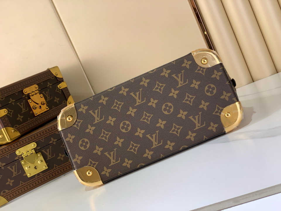 Louis Vuitton Monogram Brown Alma Trunk PM Handbag M27216 - Image 4