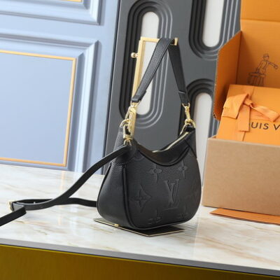 Louis Vuitton Black Monogram Bagatelle NM Shoulder Bag M46002