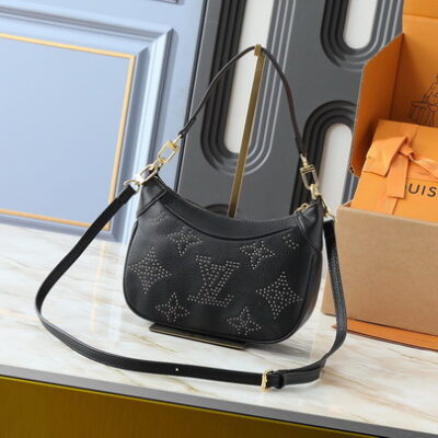 Louis Vuitton Noir Black Bagatelle NM Shoulder Bag M46002