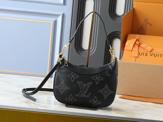 Louis Vuitton Noir Black Bagatelle NM Shoulder Bag M46002 - Image 3