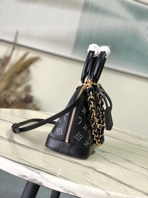 Louis Vuitton Black Alma BB Satchel M12289 - Image 2