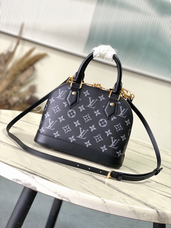 Louis Vuitton Black Alma BB Satchel M12289 - Image 3