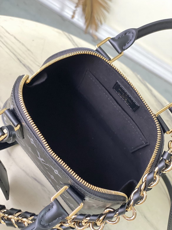 Louis Vuitton Black Alma BB Satchel M12289 - Image 8