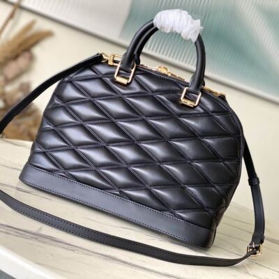 Louis Vuitton Black Alma PM Crossbody Bag M23688