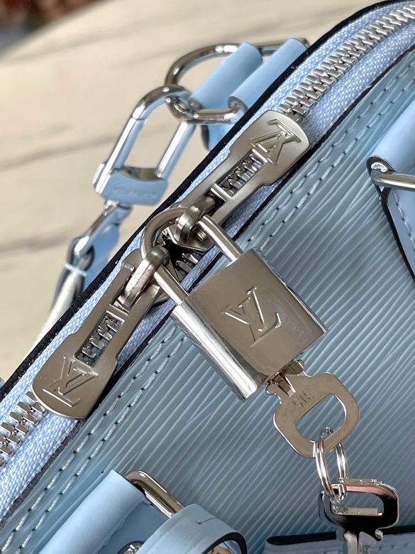 Louis Vuitton Cloud Blue Alma BB Satchel M22357 - Image 7