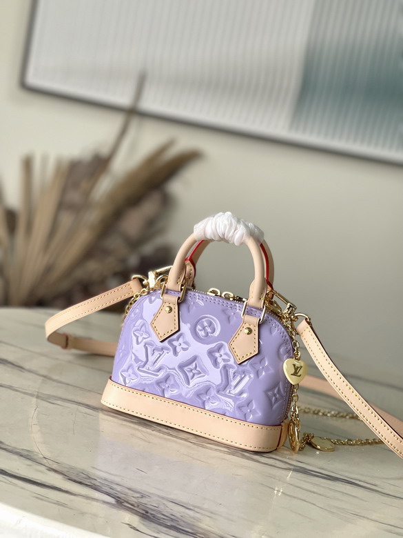 Louis Vuitton Glossy Lilac Nano Alma Crossbody Bag M82974 - Image 3