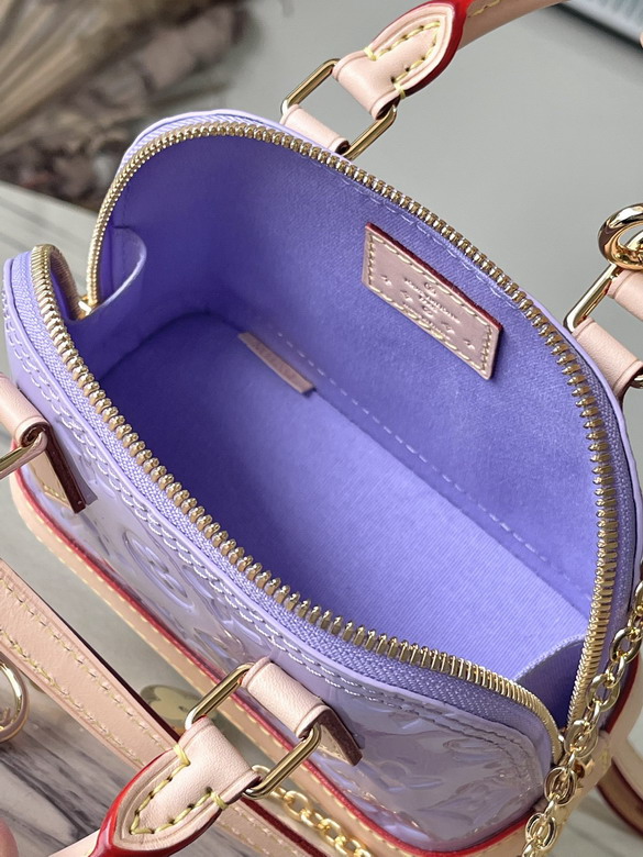 Louis Vuitton Glossy Lilac Nano Alma Crossbody Bag M82974 - Image 8
