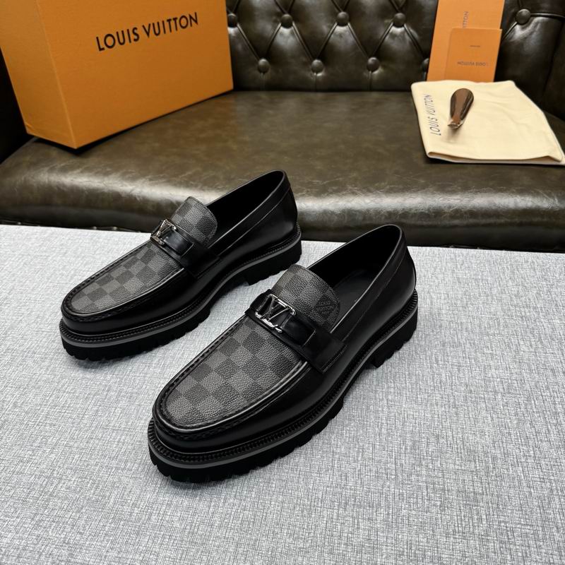 Louis Vuitton Graphite Major Penny Loafers 3122909