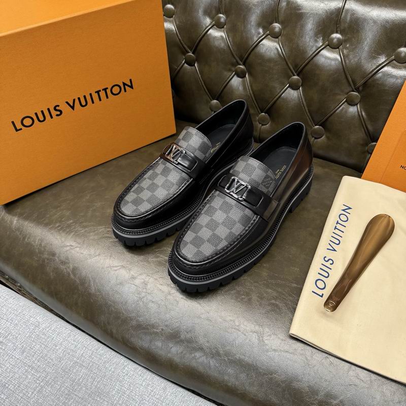Louis Vuitton Graphite Major Penny Loafers 3122909 - Image 2