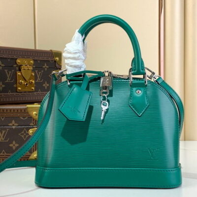 Louis Vuitton Green Alma BB Handbag M12373