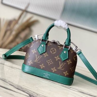Louis Vuitton Green Nano Alma Satchel M82717