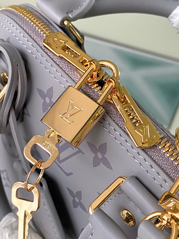 Louis Vuitton Grey Alma BB Satchel M12561 - Image 6