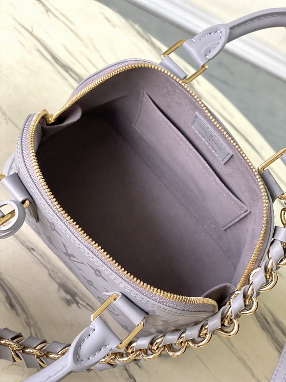 Louis Vuitton Grey Alma BB Satchel M12561 - Image 8