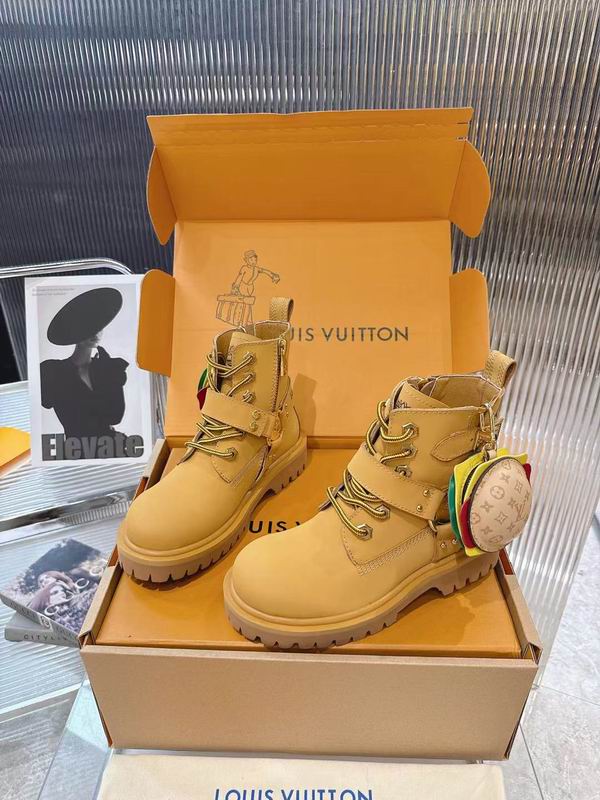 Louis Vuitton Leather 3110191 Ankle Boots MNS0904