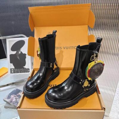 Louis Vuitton Leather 3110236 Ankle Boots MNS0907