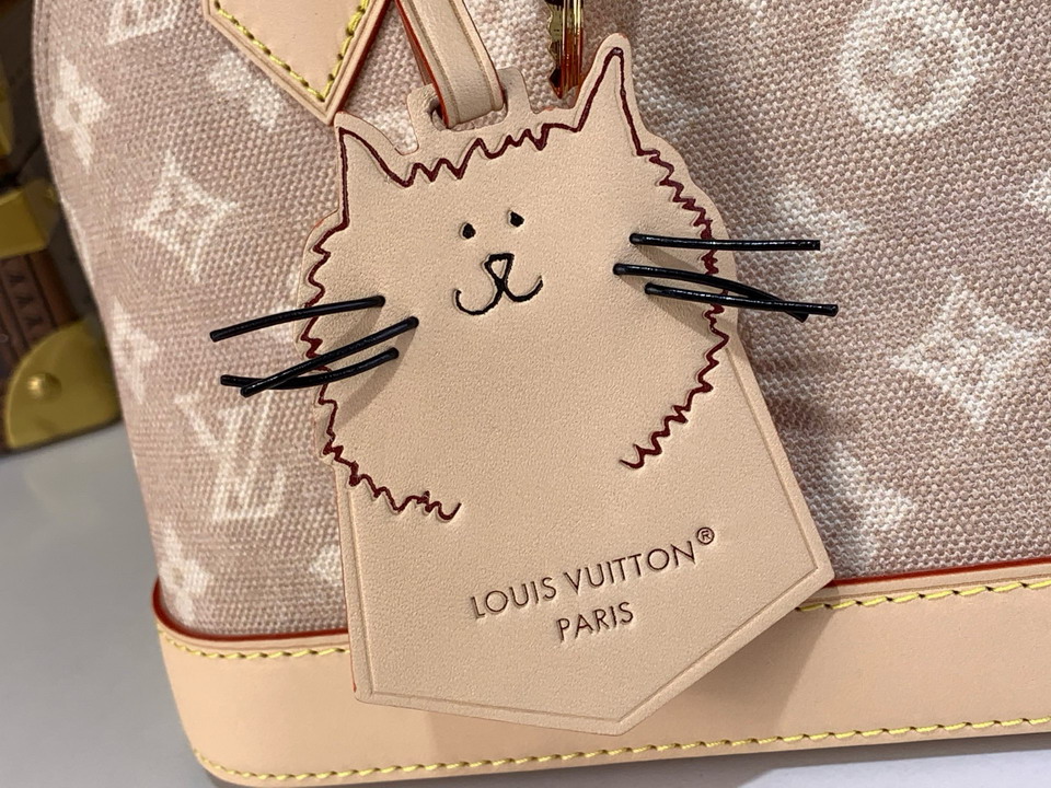 Louis Vuitton Beige Meowgram Alma BB Crossbody Bag M25728 - Image 6