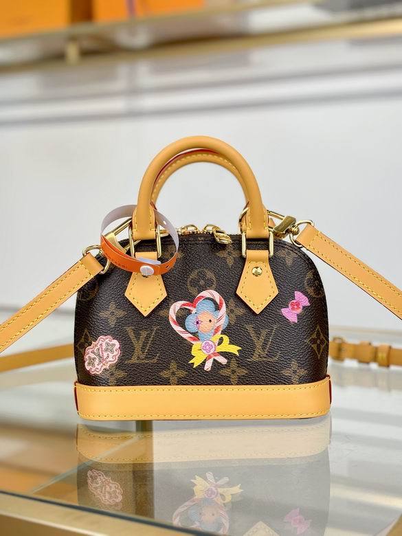 Louis Vuitton Brown Nano Alma Top Handle Bag M12199 - Image 2