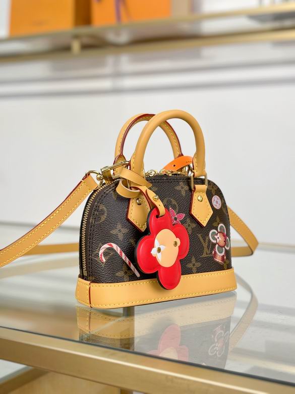 Louis Vuitton Brown Nano Alma Top Handle Bag M12199 - Image 3