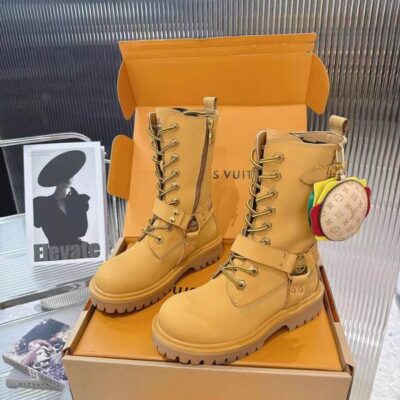 Louis Vuitton Timberland 3110221 Combat Boots MNS0906