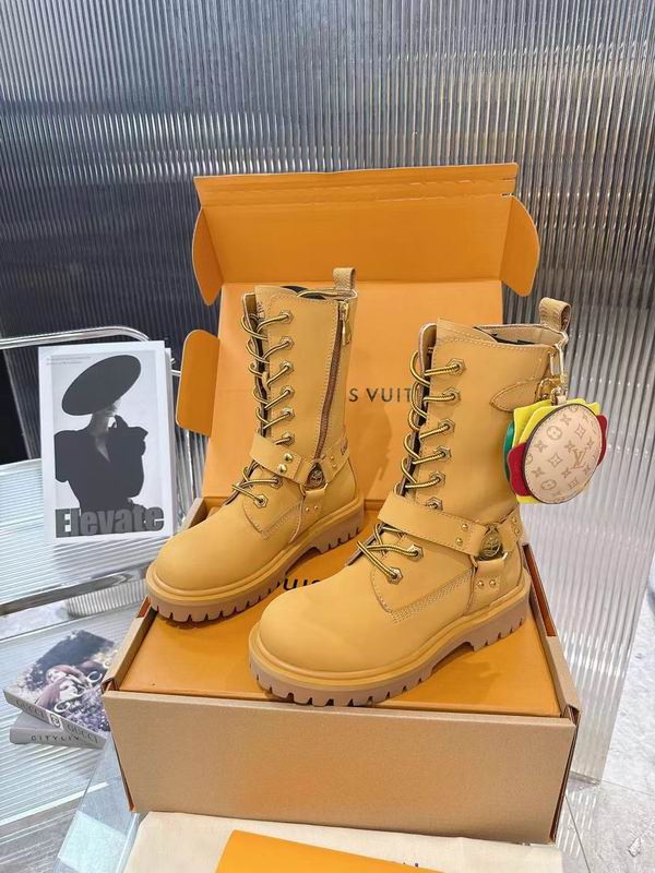 Louis Vuitton Timberland 3110221 Combat Boots MNS0906