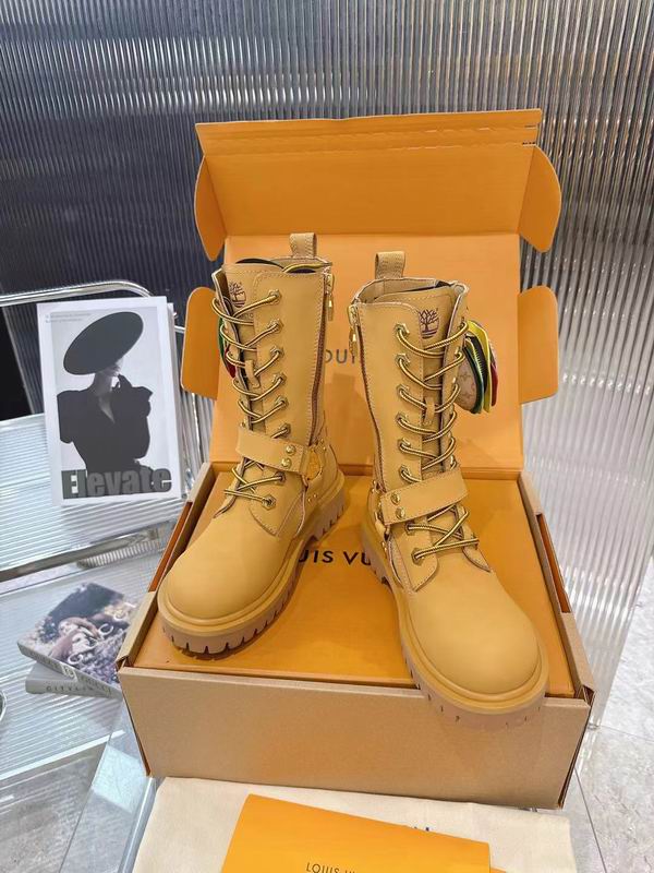 Louis Vuitton Timberland 3110221 Combat Boots MNS0906 - Image 2