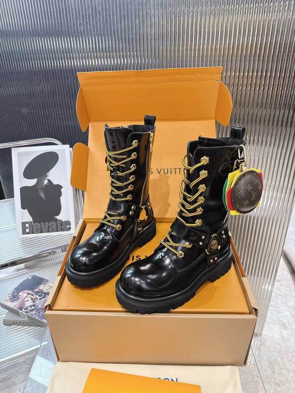 Louis Vuitton Timberland 3110221 Combat Boots MNS0906 - Image 4