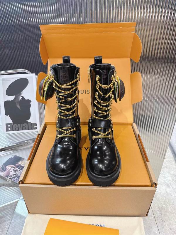 Louis Vuitton Timberland 3110221 Combat Boots MNS0906 - Image 6