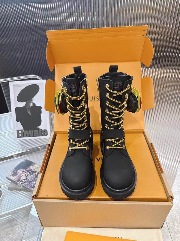 Louis Vuitton Timberland 3110221 Combat Boots MNS0906 - Image 9