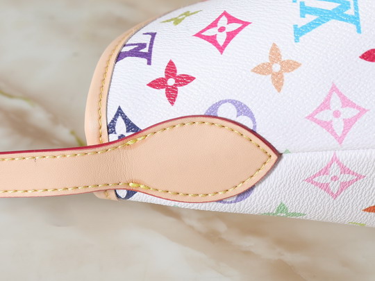 Louis Vuitton White Rainbow Monogram X Takashi Murakami “Lineup” Shoulder Bag M27582 - Image 8