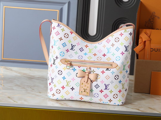 Louis Vuitton White Rainbow Monogram X Takashi Murakami “Lineup” Shoulder Bag M27582