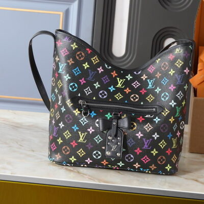 Louis Vuitton Black Rainbow Monogram X Takashi Murakami “Lineup” Shoulder Bag M27582