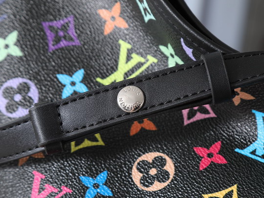 Louis Vuitton Black Rainbow Monogram X Takashi Murakami “Lineup” Shoulder Bag M27582 - Image 7
