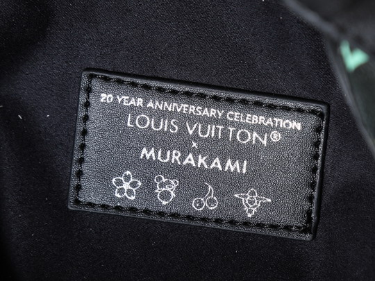 Louis Vuitton Black Rainbow Monogram X Takashi Murakami “Lineup” Shoulder Bag M27582 - Image 8