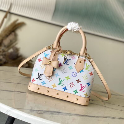 Louis Vuitton White X TM Alma BB Handbag M13078