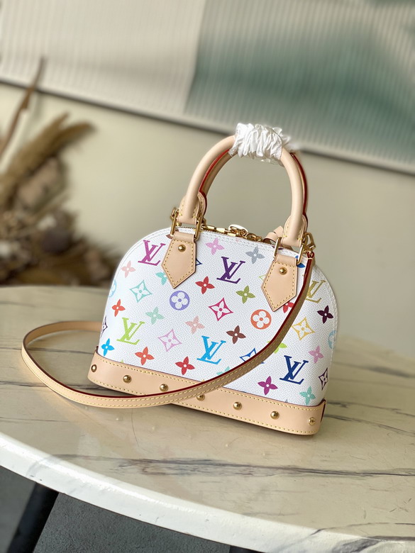 Louis Vuitton White X TM Alma BB Handbag M13078 - Image 2