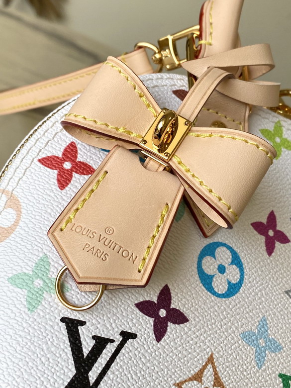 Louis Vuitton White X TM Alma BB Handbag M13078 - Image 6