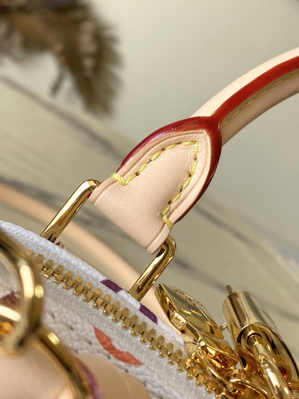 Louis Vuitton White X TM Alma BB Handbag M13078 - Image 7