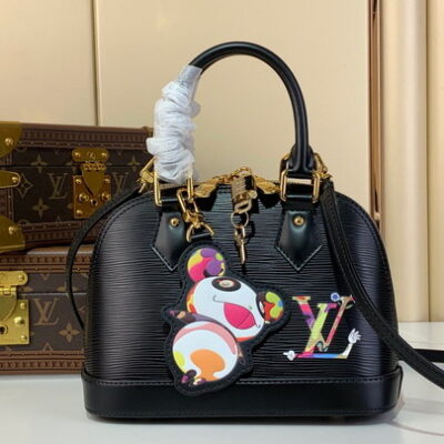 Louis Vuitton Black X TM Alma BB Handbag M13670