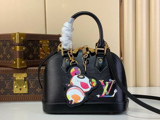 Louis Vuitton Black X TM Alma BB Handbag M13670