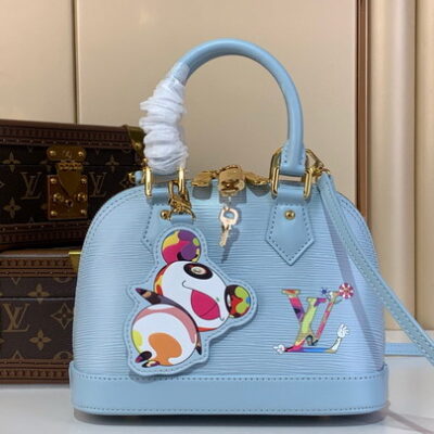 Louis Vuitton Light Blue X TM Alma BB Top Handle Bag M13670