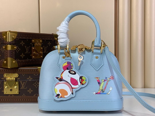 Louis Vuitton Light Blue X TM Alma BB Top Handle Bag M13670